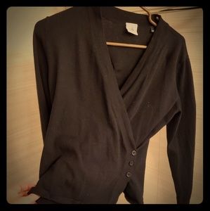 Black cardigan